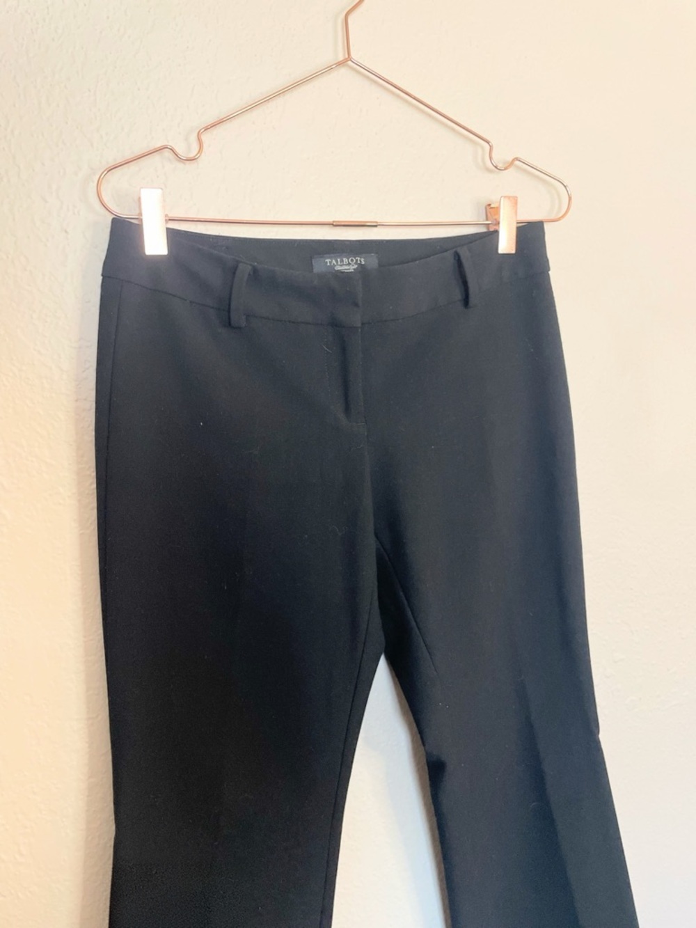 Talbots Black Petite Dress Pants 4P Modern Fit Quiet Luxury - Picture 4 of 6